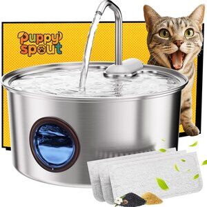 NEW Stainless Steel Water Fountain for Pet